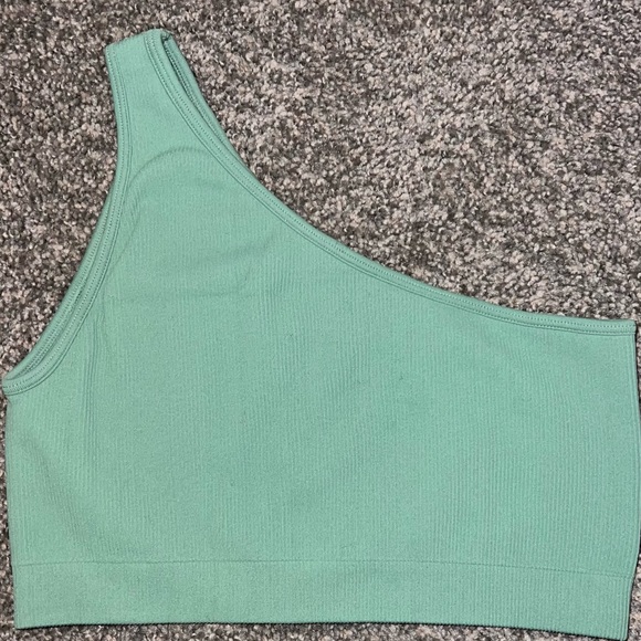 SCULPTFLEX® RIBBED ONE SHOULDER BRA - Picture 3 of 5